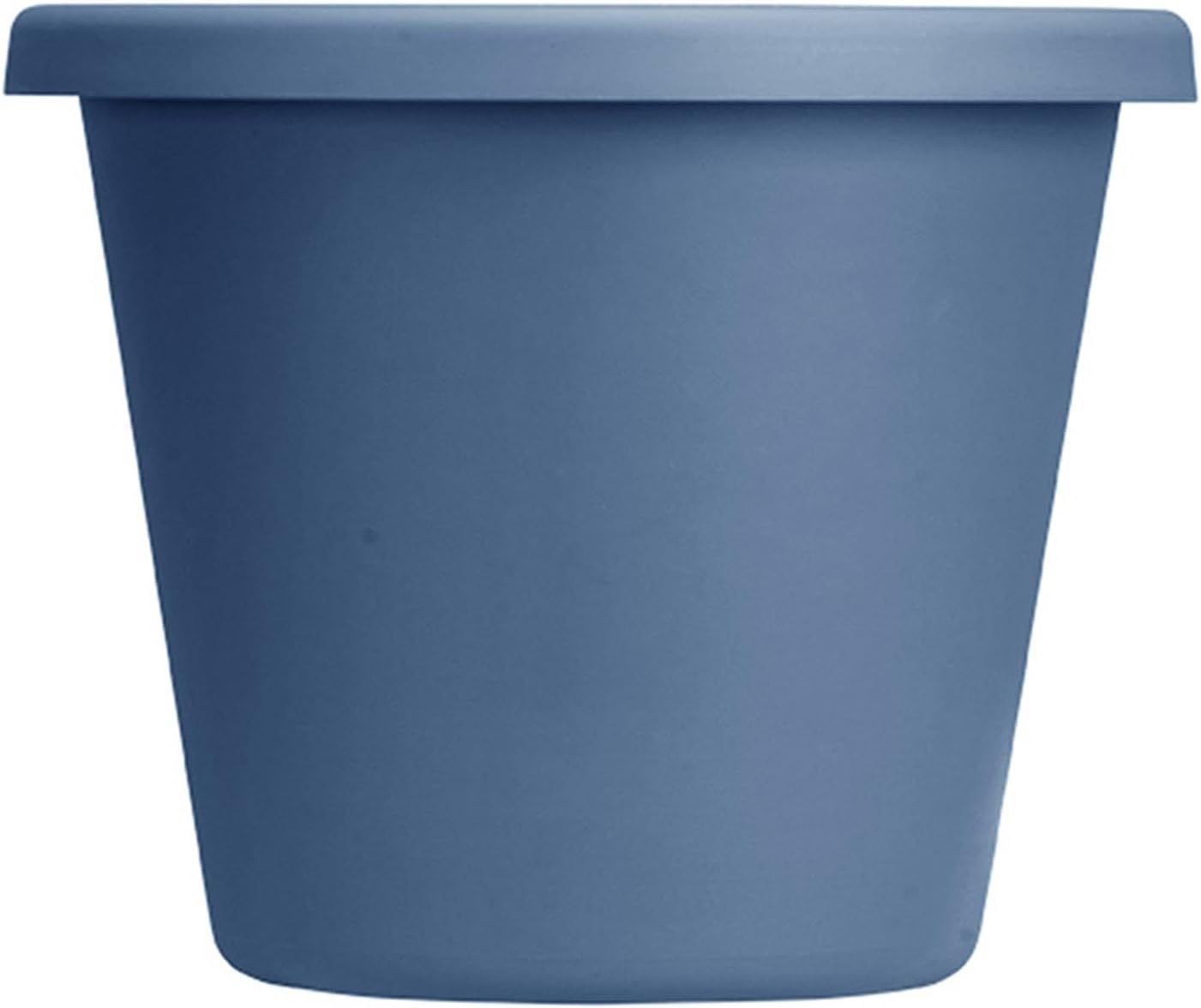 24 Inch Slate Blue Plastic Flower Pot Planter with Drainage Holes (2 Pack) X23779