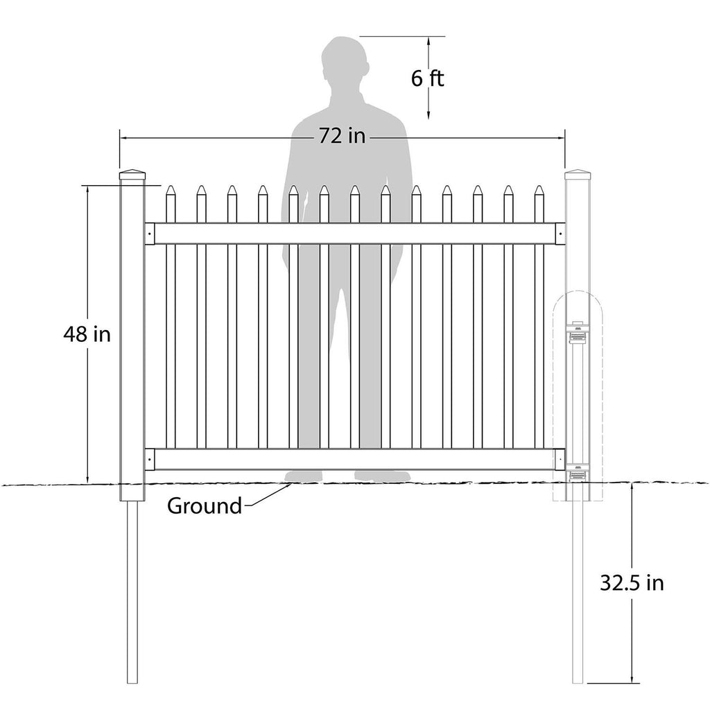 Nantucket Picket Vinyl Fence O358