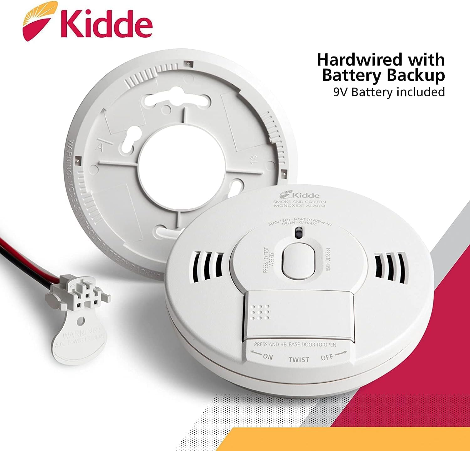 Hardwired Interconnect Smoke & Carbon Monoxide Alarm 6 Pack G789