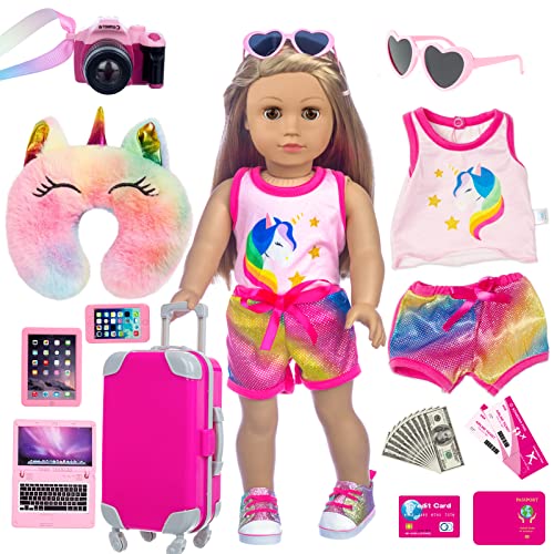 23 Pcs 18 inch Doll Clothes and Accessories Play Set A758
