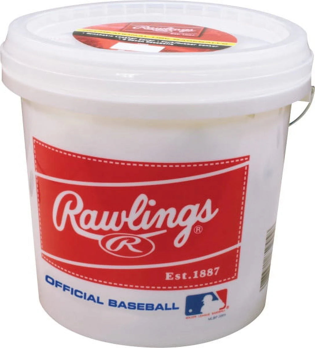 (24 Pack) Rawlings Bucket of Official League Recreational Grade OLB3 Baseballs S661