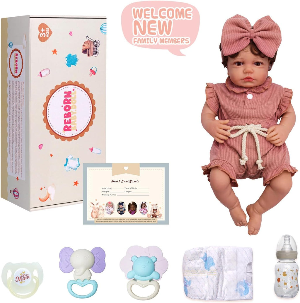 20 Inch Realistic Reborn Baby Doll with Feeding Kit N805