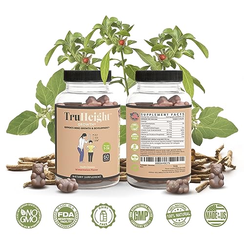 Natural Height Growth Supplement with Ashwaganda & Calcium C752