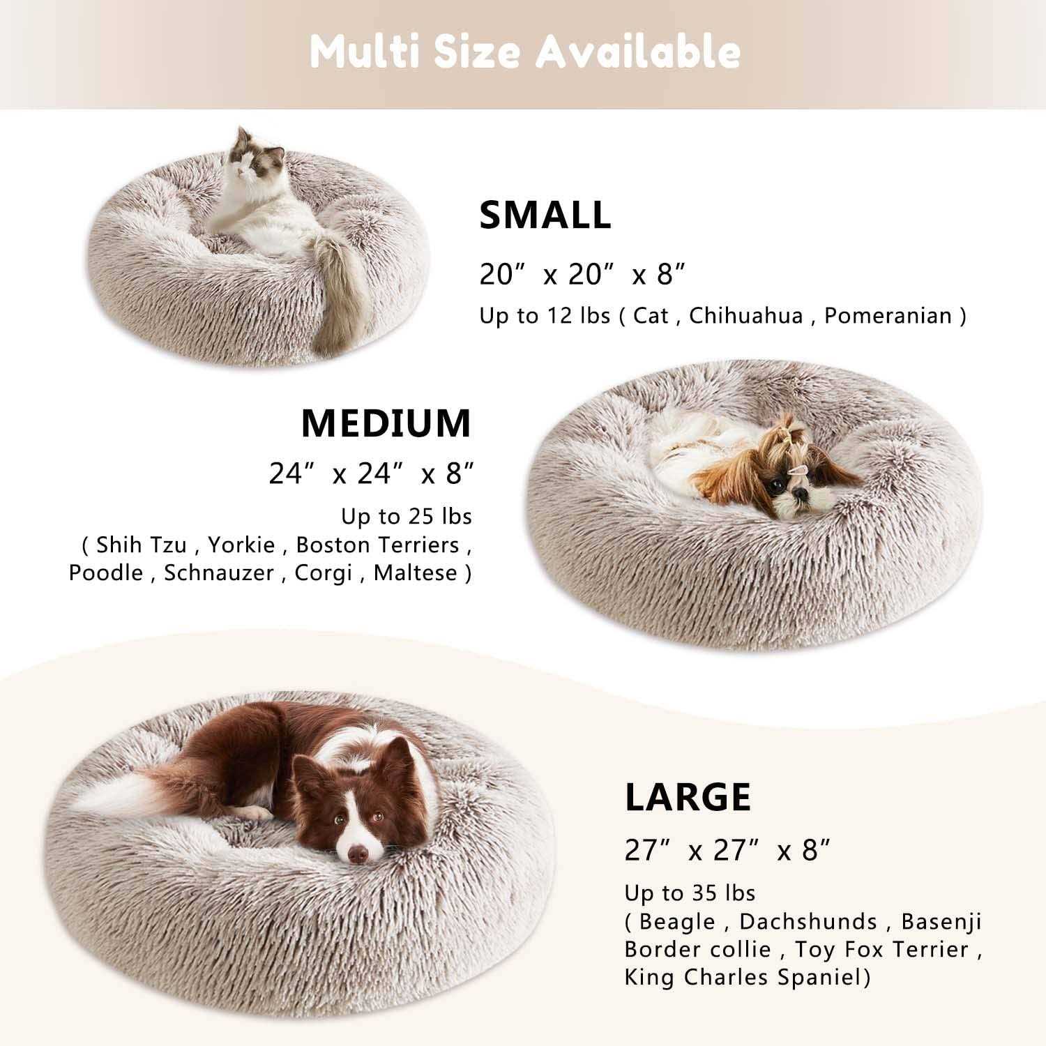 Faux Fur Dog Bed C423963