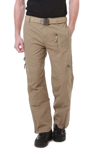 Men's Cotton Multi-Pockets Work Cargo Pants I780