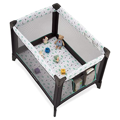Portable Baby Playpen with Storage Bag (Green) F952