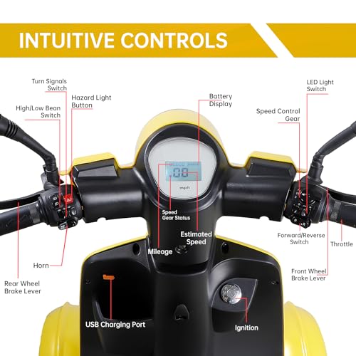 800W Motor 60V20Ah Battery 500lbs Weight Capacity Electric Wheelchair G9699