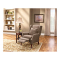 Stretch Pique Wing Chair Recliner Slipcover V640930