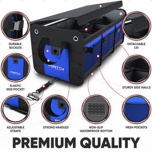 Black Collapsible SUV Trunk Organizer 50L P55904
