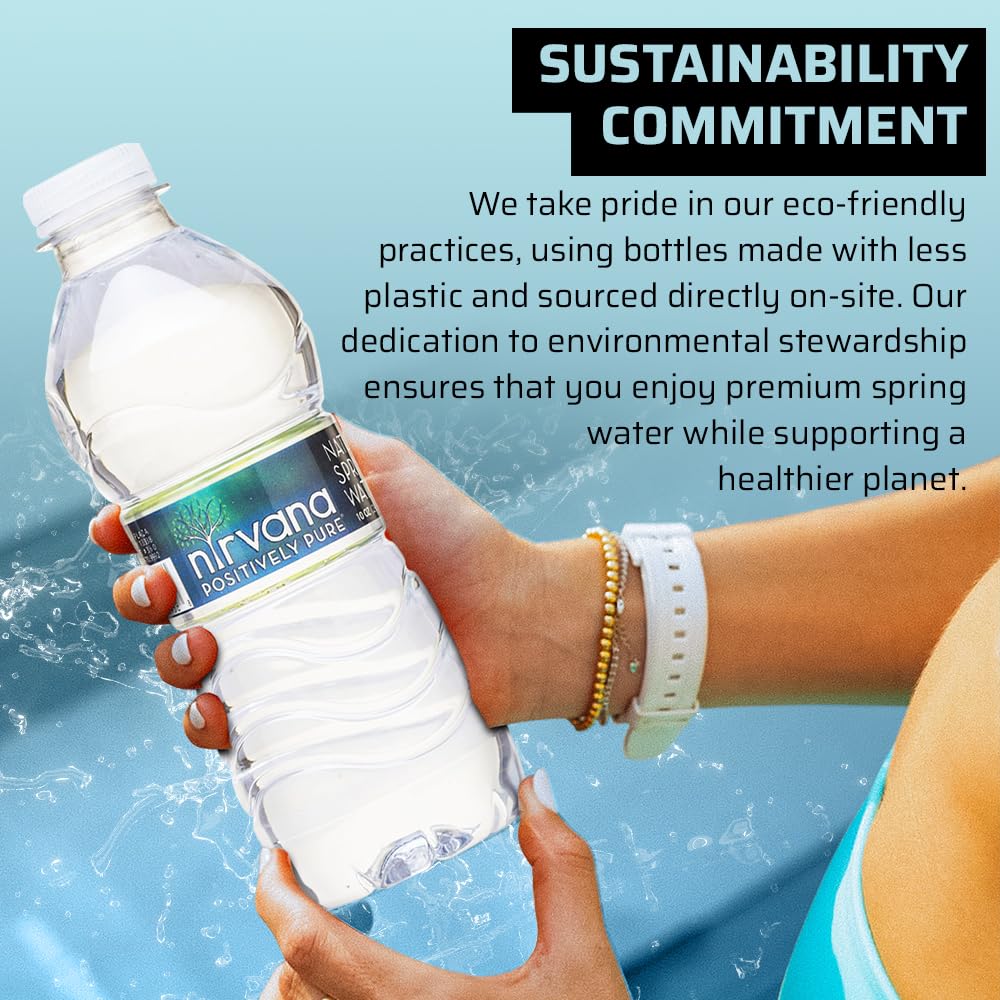 Natural Spring Water - 10 fl oz - 12 Bottles N449