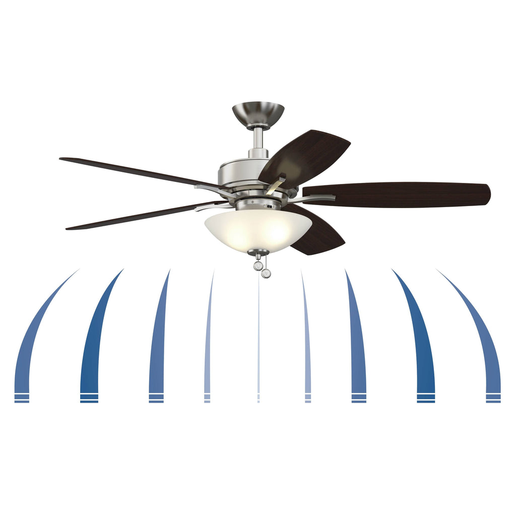 Brushed Nickel LED Ceiling Fan W459