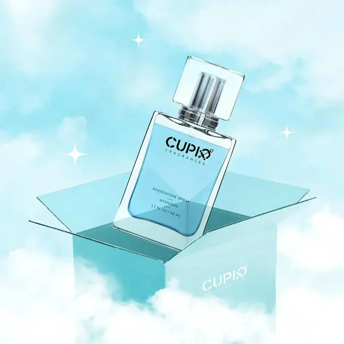 Cupid Hypnosis Cologne Long-lasting Fragrances Natural Herbal Woody Fragrance for Men (2 Bottles) L99927
