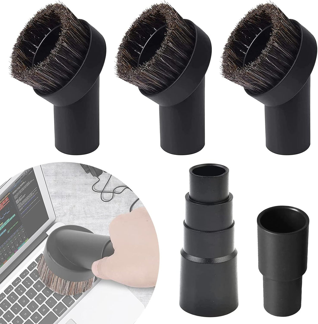 5PCS Vacuum Soft Bristle Round Dust Brush Attachment D5470