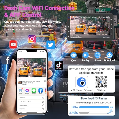 1080P FHD Dash Cam with 32GB Card W8148