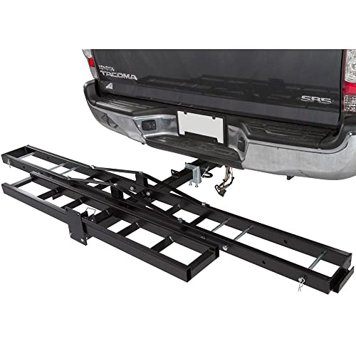 Black Steel Motorcycle Carrier Y6445