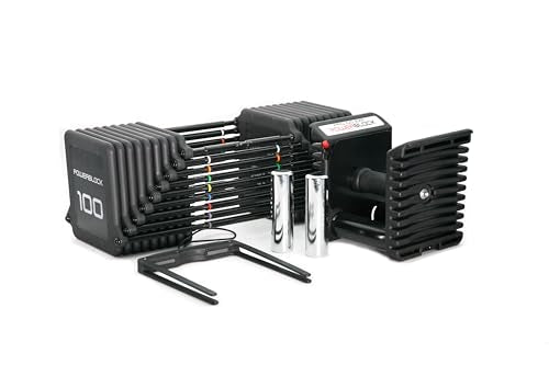 Adjustable Dumbbell, Single Unit 5-100 lb Steel T84458