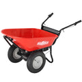 Electric Powered 24V Dc 180W Agm Battery 330Lbs Max Capacity Wheelbarrow Utility Cart R4669