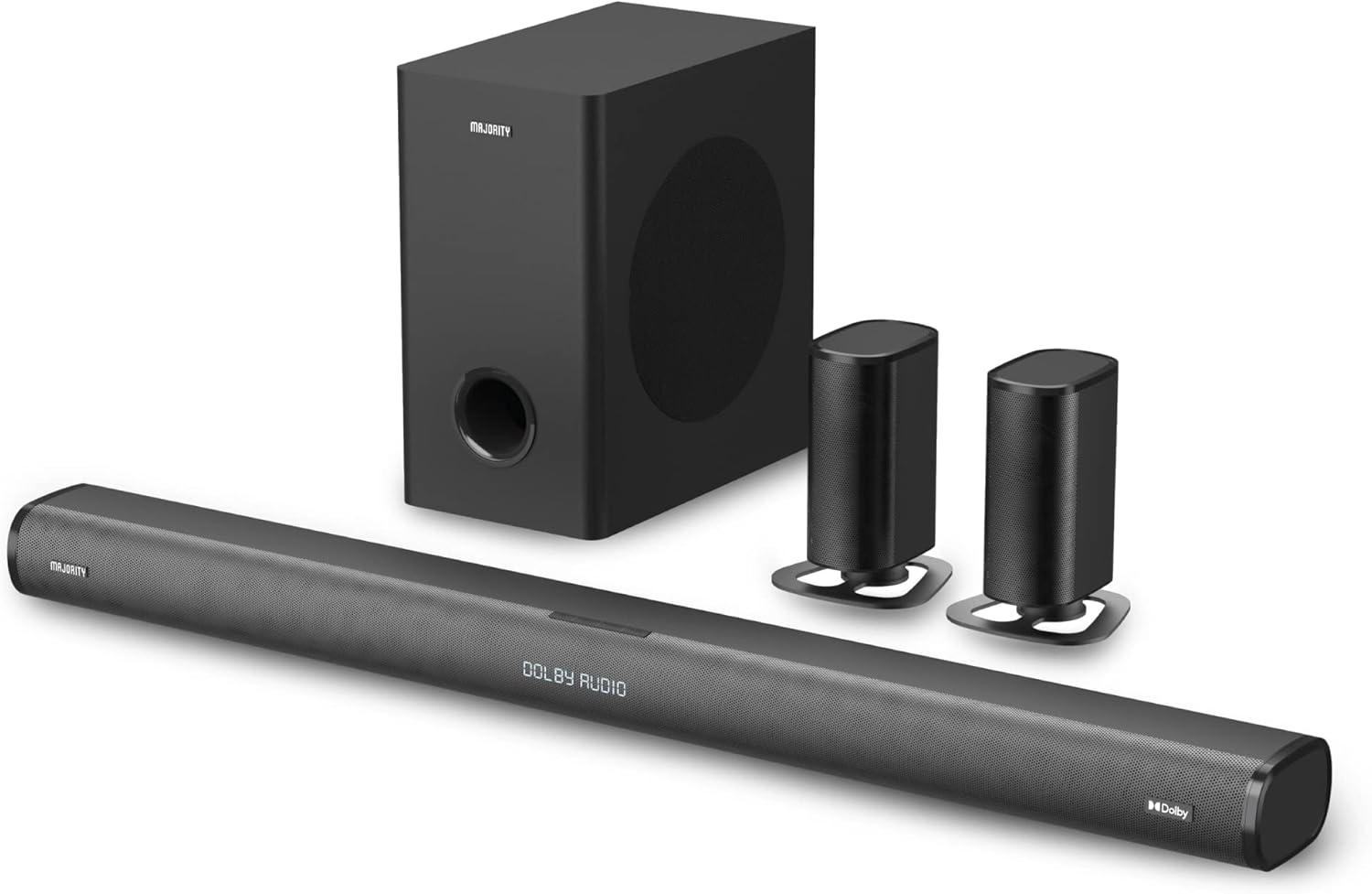 5.1 Dolby Audio Surround Sound System with Soundbar and Wireless Subwoofer G63876