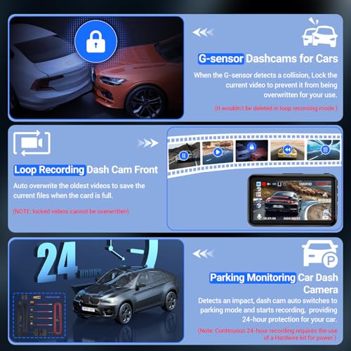 1080P FHD Dash Cam with 32GB Card W8148
