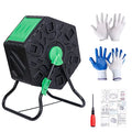 37 Gallon Black Dual Chamber Tumbling Composter I520618