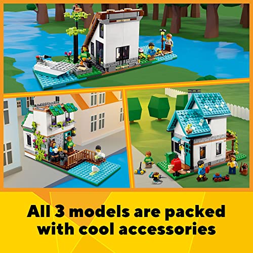 LEGO Creator 3 in 1 Cozy House Building Toys for Ages 8+ K361779