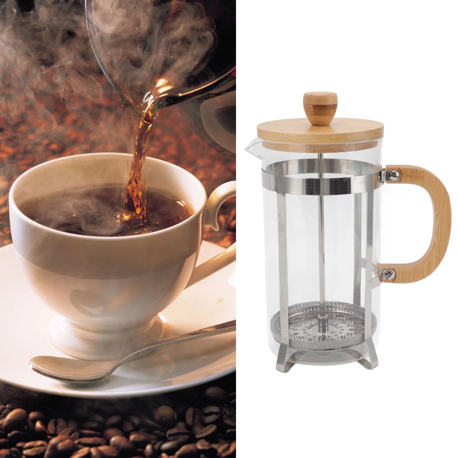 French Press Coffee Maker (1000ml) W29136