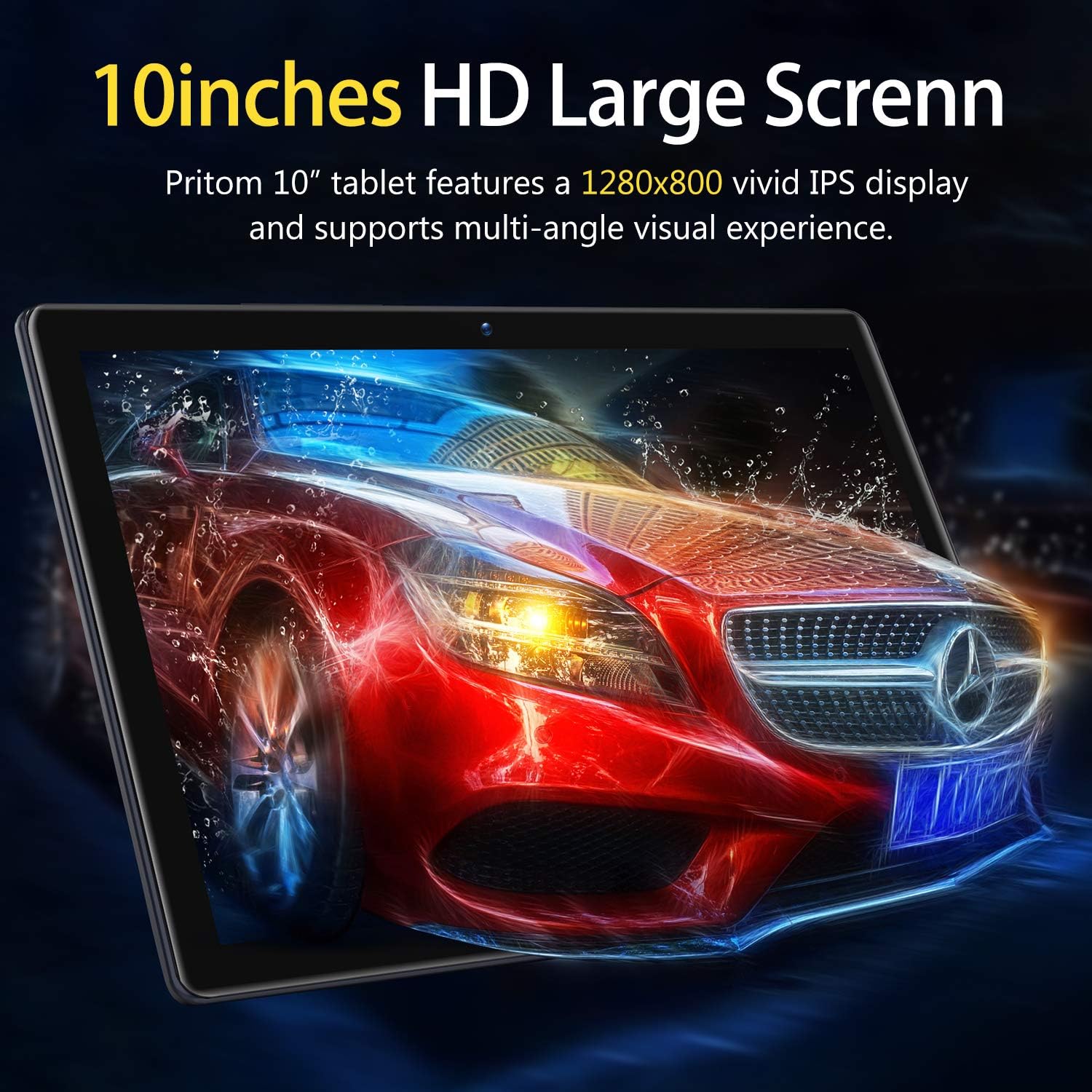 Android Tablet 10 inch 2 GB RAM 64GB IPS HD Display E5743