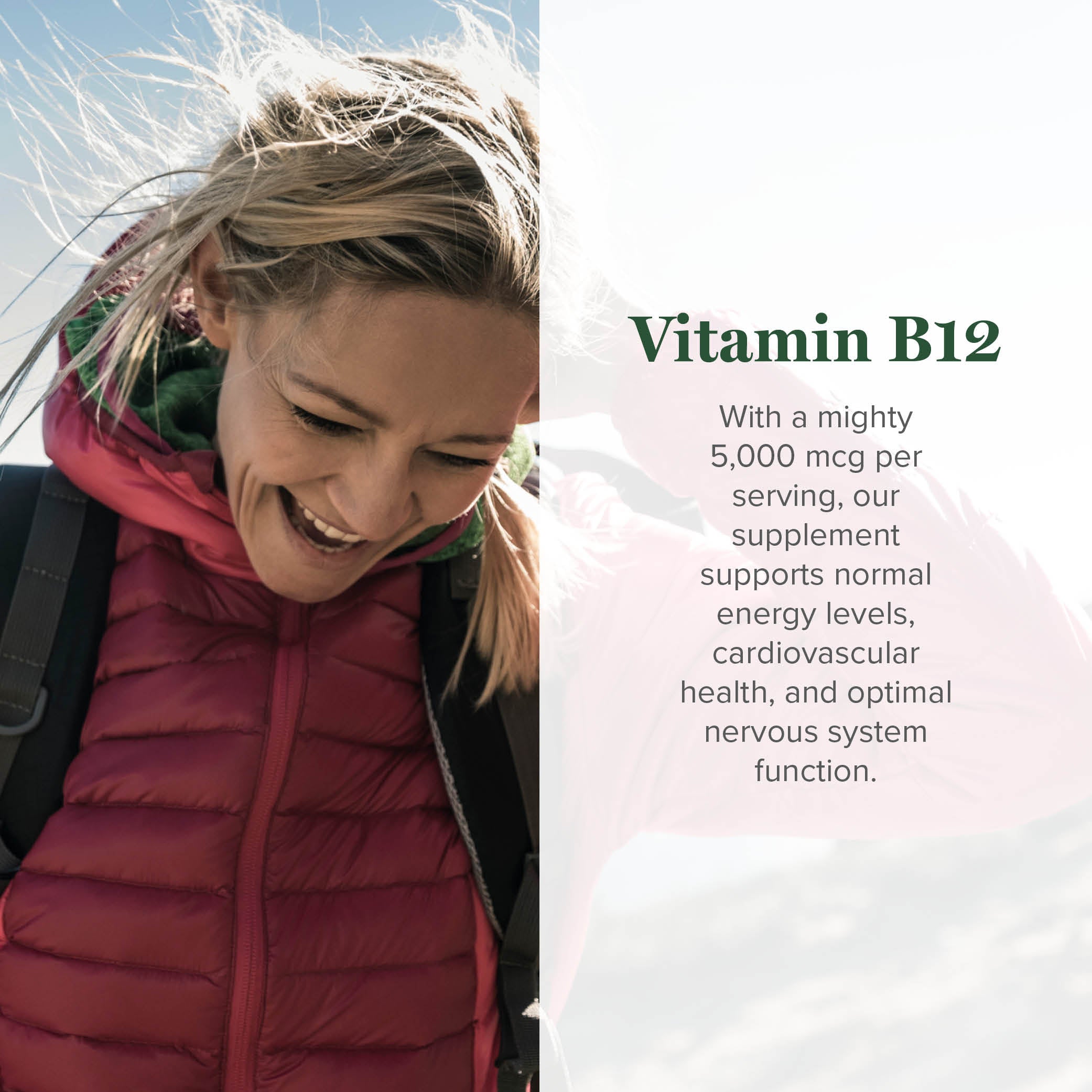 Organic Liquid Vitamin B12 Drops, 5000mcg, 1 fl oz K42269