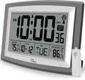12.5 Inch Self-Setting Digital Clock with Indoor Temperature Q4902