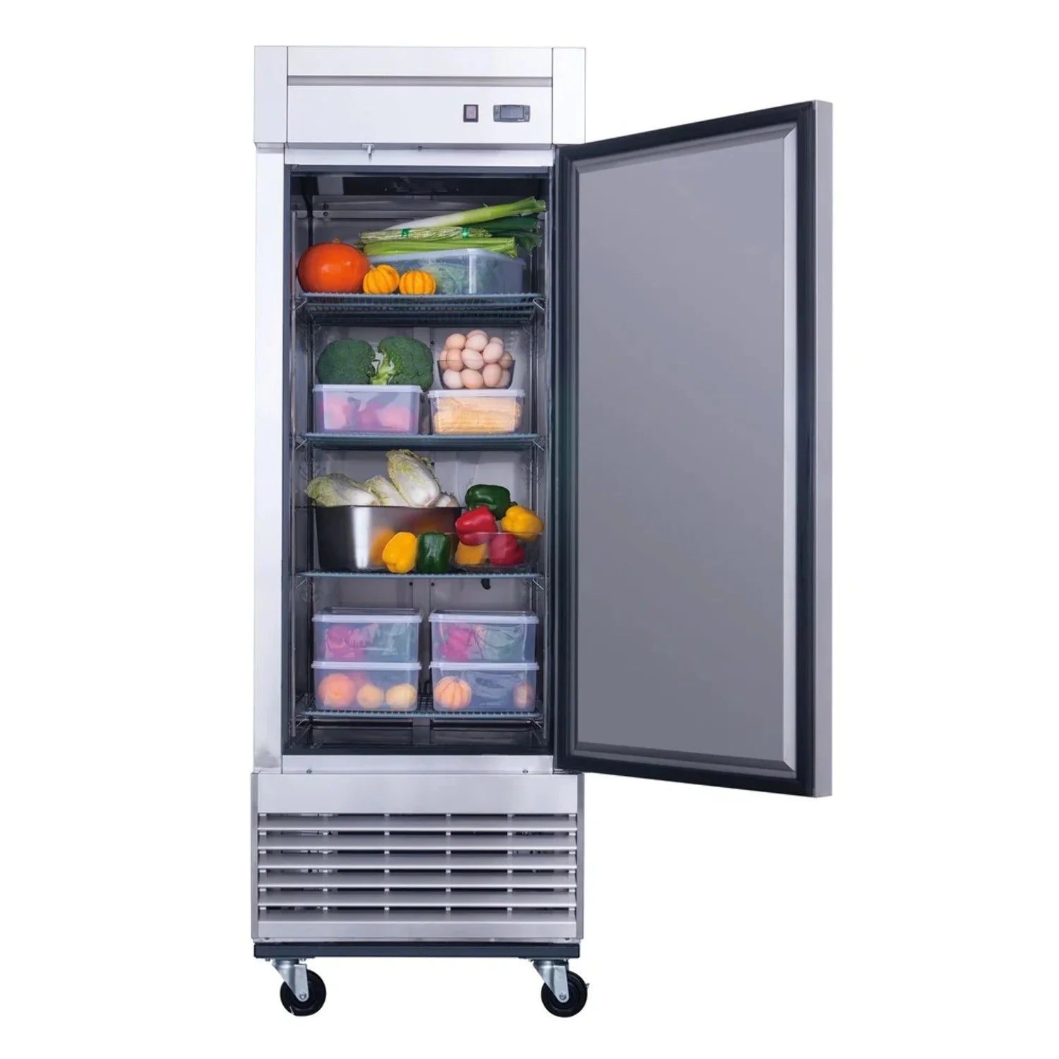 27 Reach-In Refrigerator with 1 Solid Door O13502