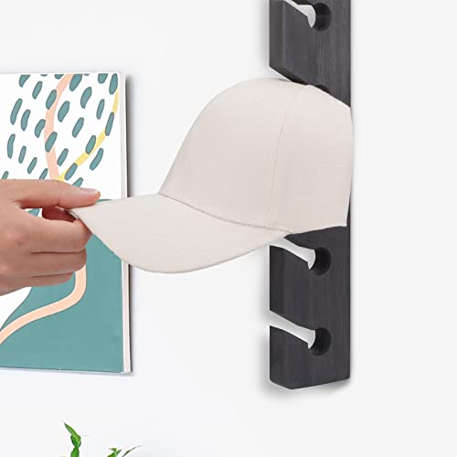Gray Wooden Hat Rack (2 Pack) U980