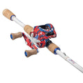 7' 1pc Medium Heavy IM7 Graphite Baitcast Combo with Cork Grips E3728