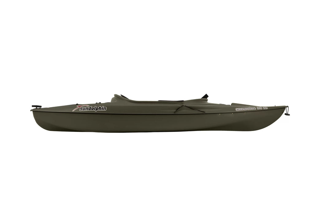 Olive Sit-in Angler Kayak with Paddle D162