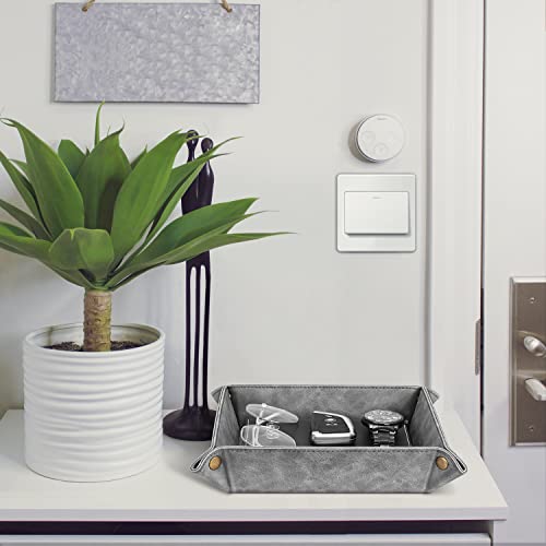 Dark Green PU Leather Valet Tray J974