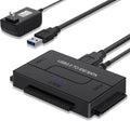 SATA IDE to USB 3.0 Adapter for 2.5 3.5-Inch HDD SSD with 12V 2A Power Supply Pack of 2 D218874