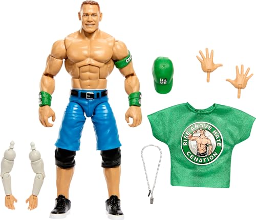 WWE Elite Collection Action Figure Set with Accessory & Build-A-Figure Parts Z1103