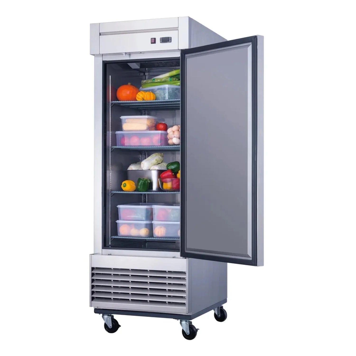 27 Reach-In Refrigerator with 1 Solid Door O13502