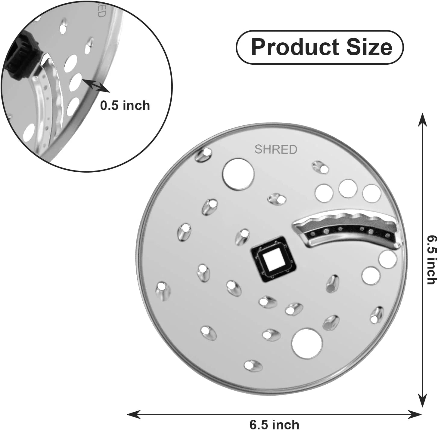 Replacement Slice Shred Disc Blade for Food Processor T61469