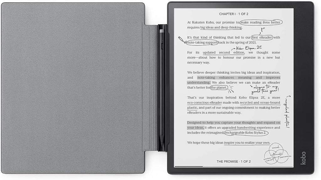 10.3" 32GB eReader with SleepCover (Black) C225