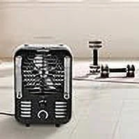 1500W Electric Utility Heater with Overheat and Tip-Over Safety Shutoff I833