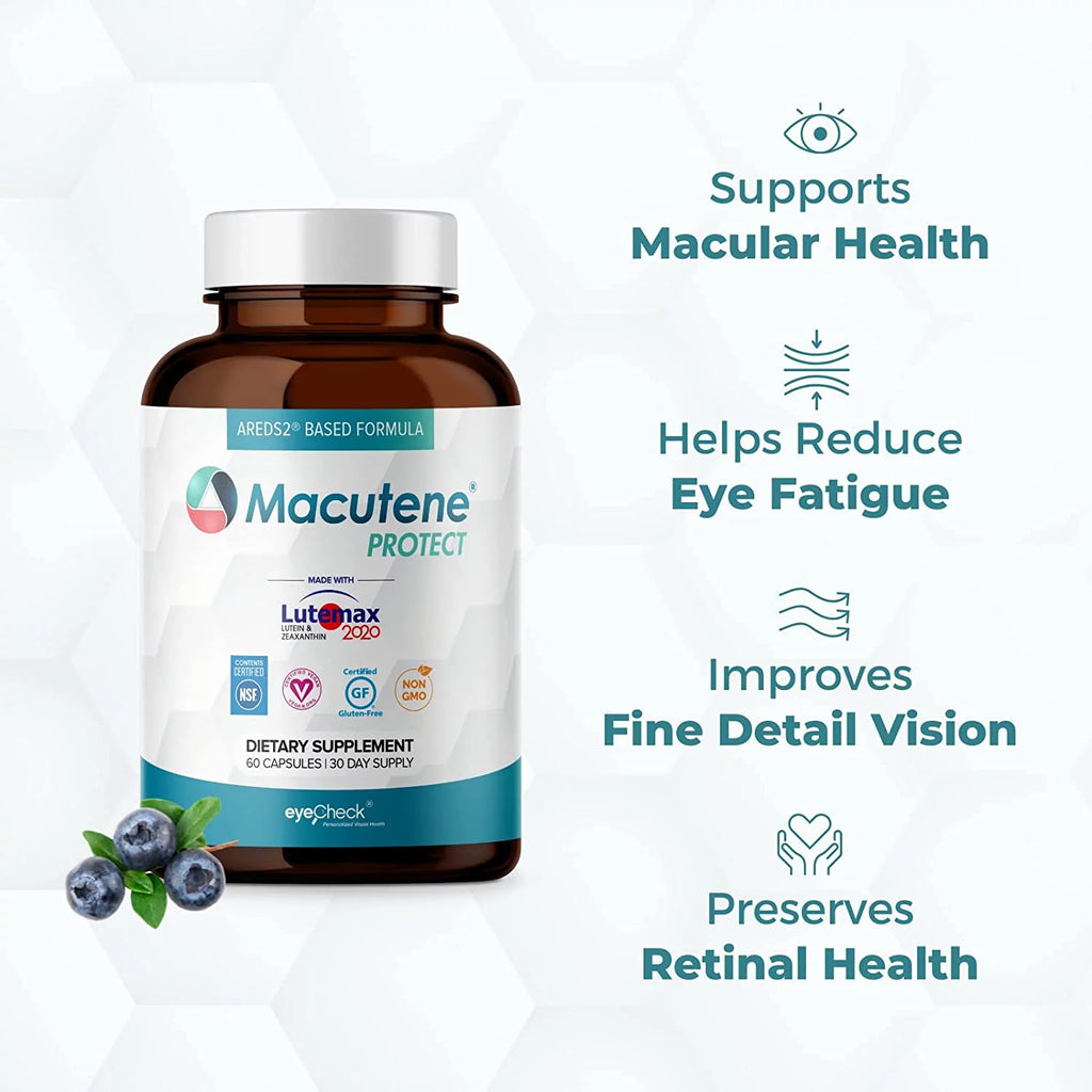 Natural Eye Health Vitamins with Bilberry Zeaxanthin Lutein (60 Capsules) G6027