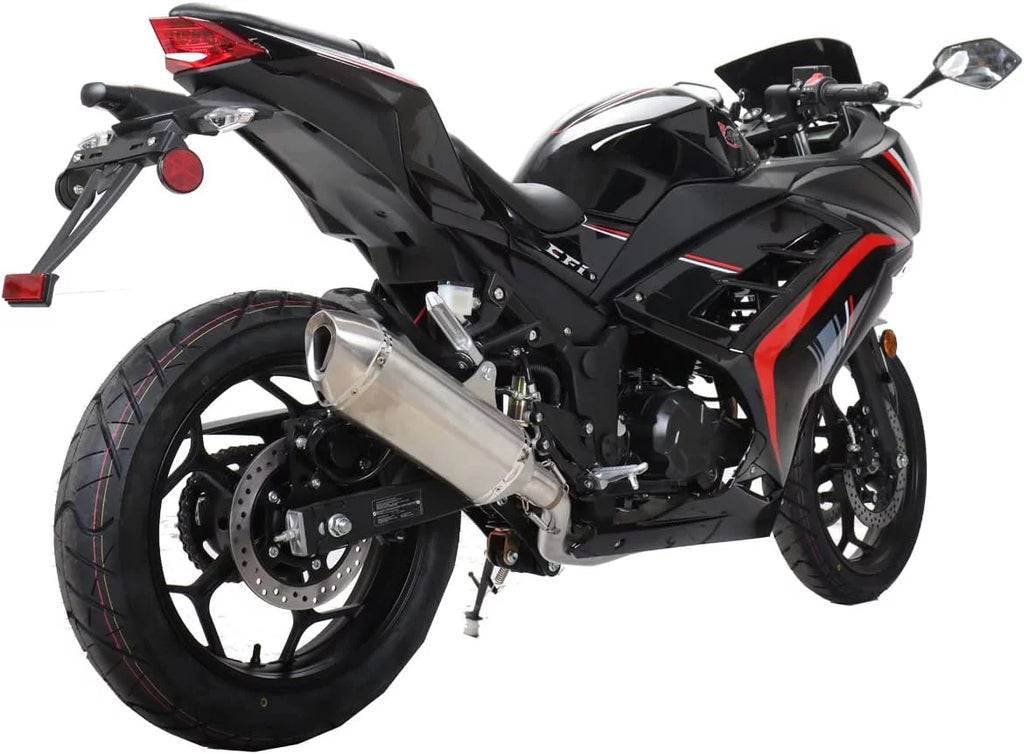 250cc Motorcycle, 6 Manual Transmission Electric Start 17" Wheels B927