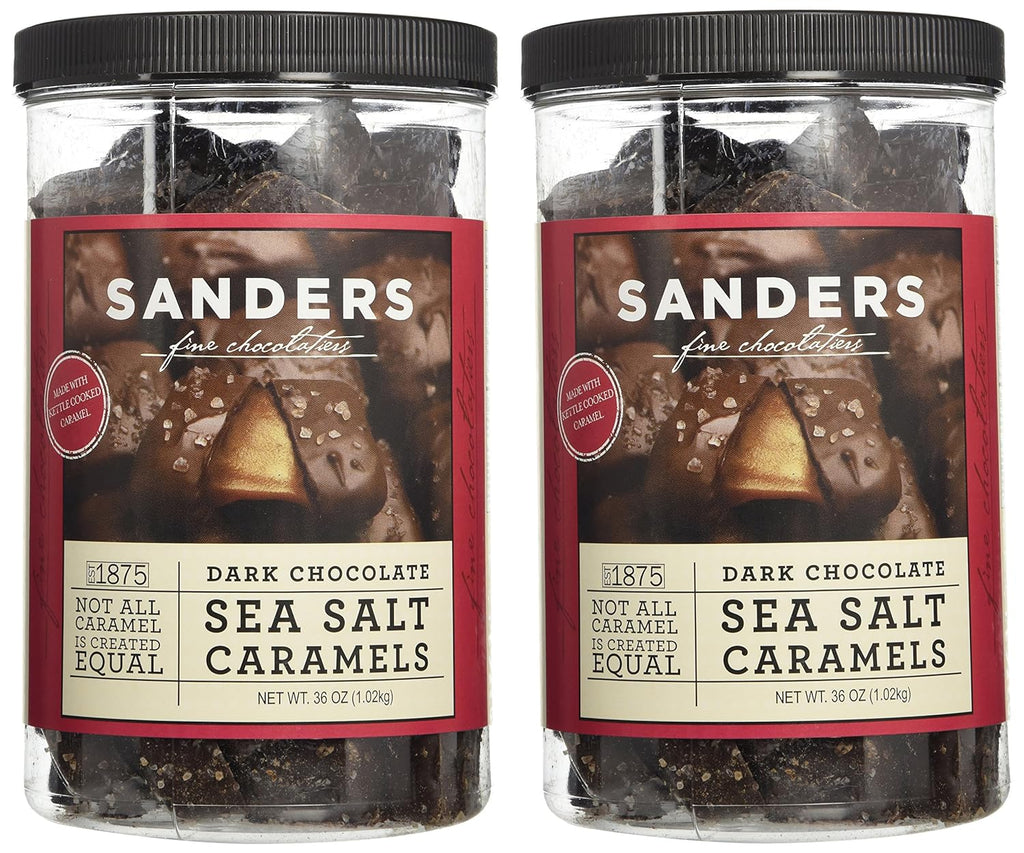 Dark Chocolate Sea Salt Caramels 36 Oz T32244