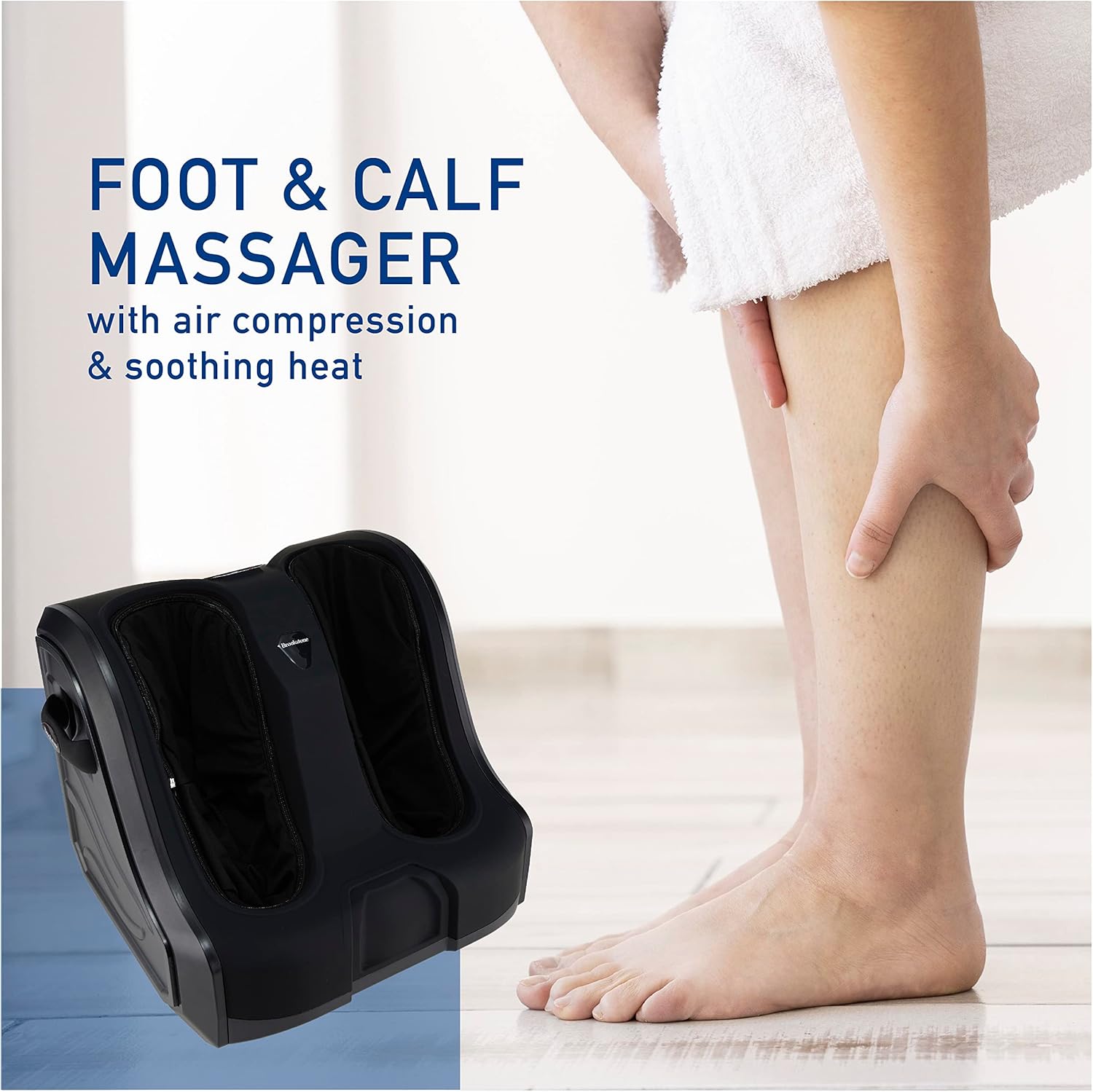 Shiatsu Foot and Calf Massager with Air Compression and Soothing Heat C621