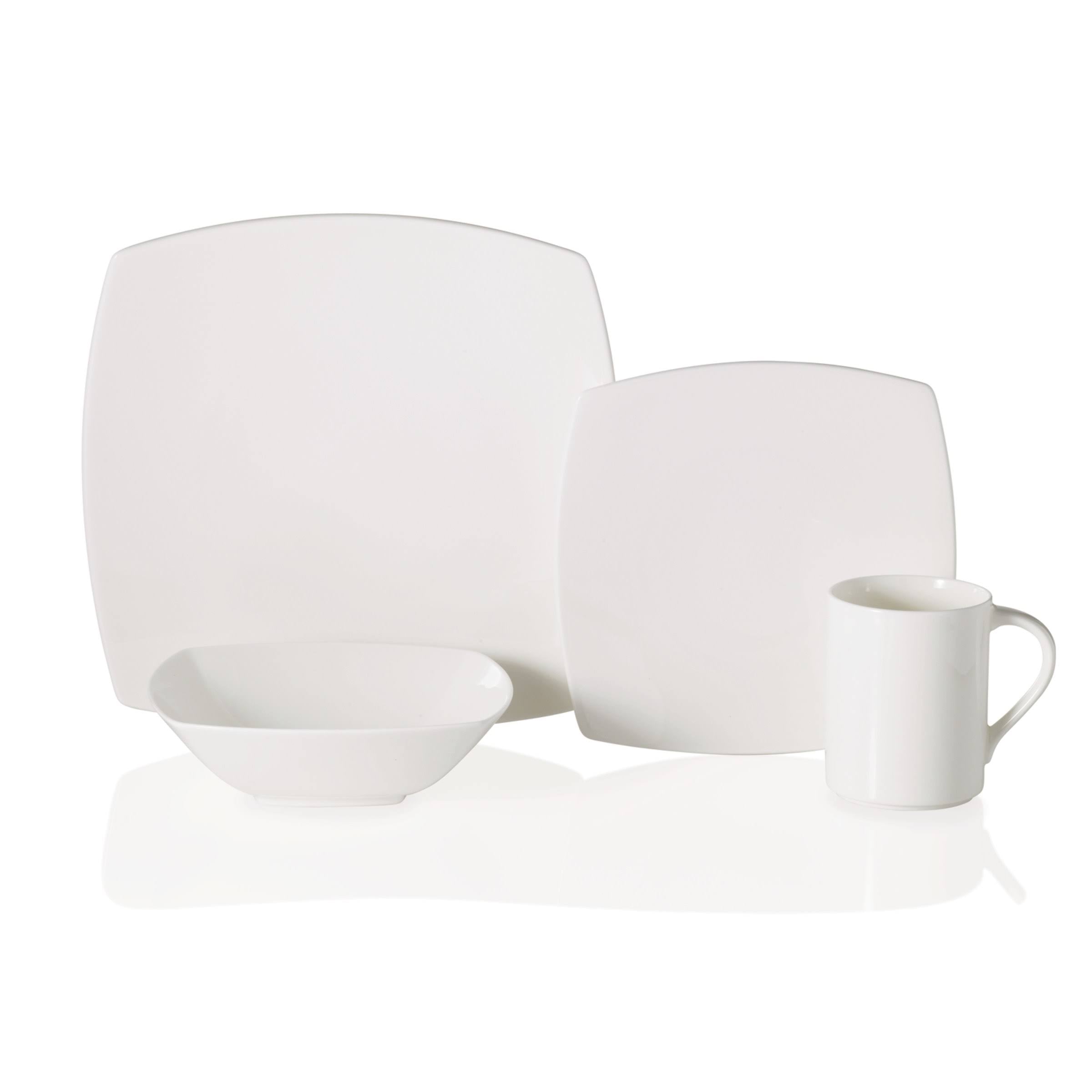 White 4 Piece Place Setting X417325