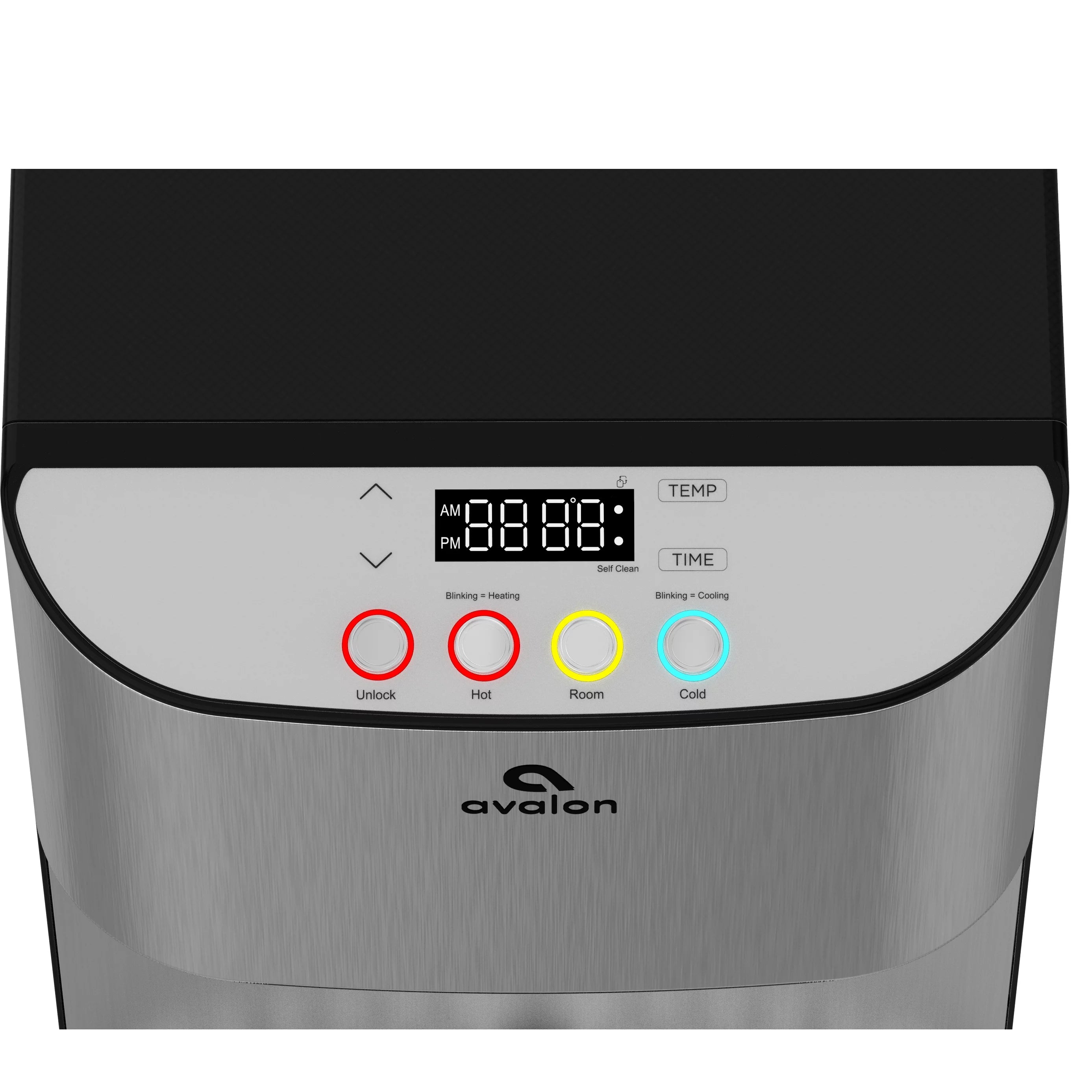 Stainless Steel Bottom Loading Water Dispenser with 3 Temperatures B9726