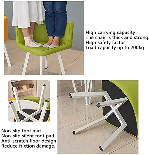 White 80cm Round Table with 4 PU Leather Chairs P235773