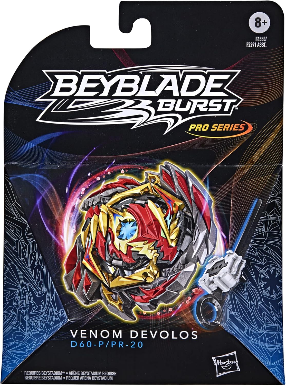 Attack Type Spinning Top Starter Pack with Launcher Toy P8558