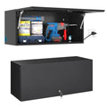 Metal Wall Garage Storage Cabinet, 20" H Wall Cabinets with Doors and Shelves, Locking Garage Cabinets Wall Mounted N9207