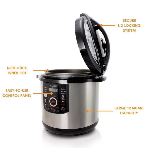 12-Quart Digital Pressure Cooker D98611